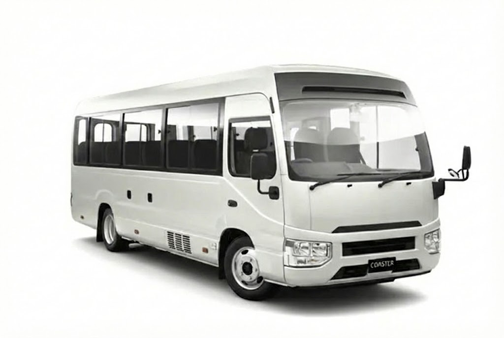 Makkah to Jeddah taxi service 2026 – Toyota Coaster for Umrah groups